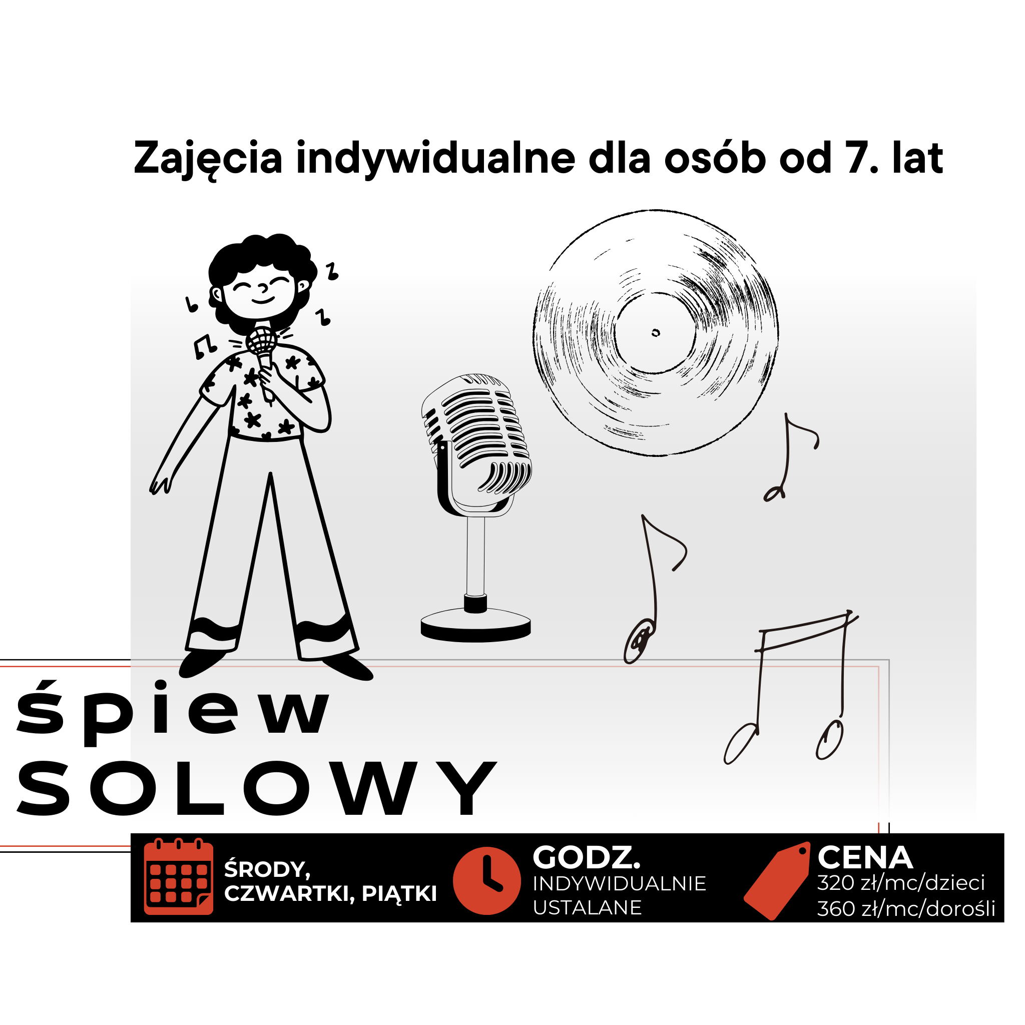 Śpiew solowy w "Portierni" dla dzieci, młodzieży i dorosłych