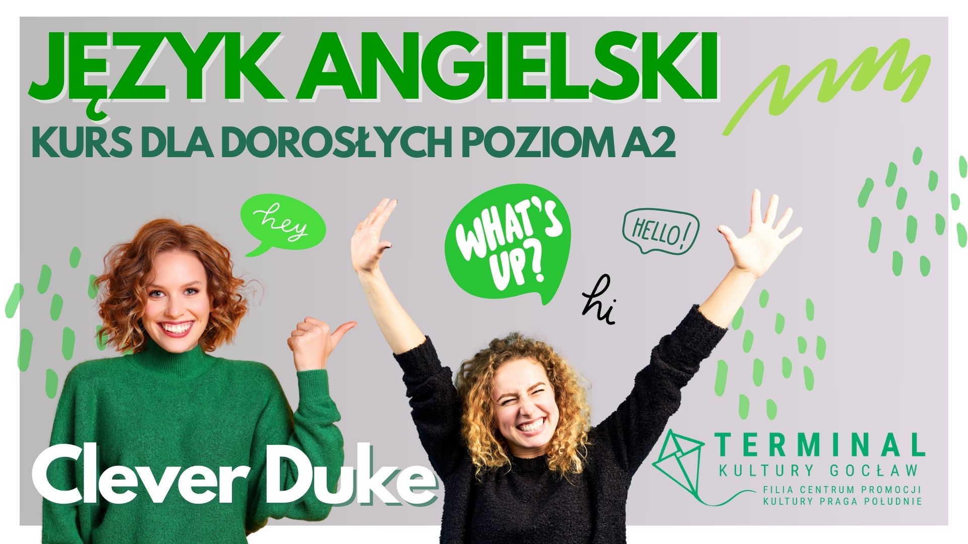 ANGIELSKI - KURS DLA DOROSŁYCH, POZIOM A2 - Clever Duke TKG