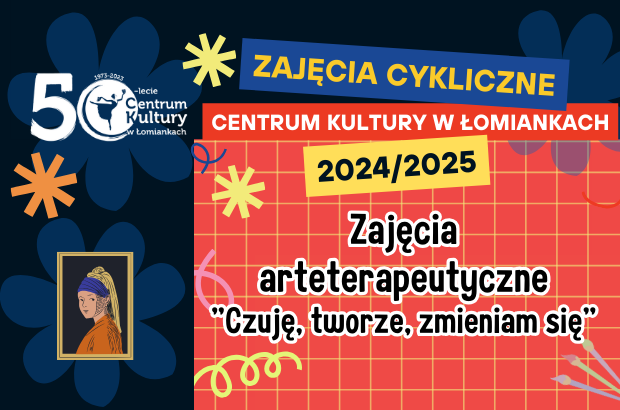 Zajęcia arteterapeutyczne - "Czuję, tworzę, zmieniam się" //zajęcia bezpłatne//