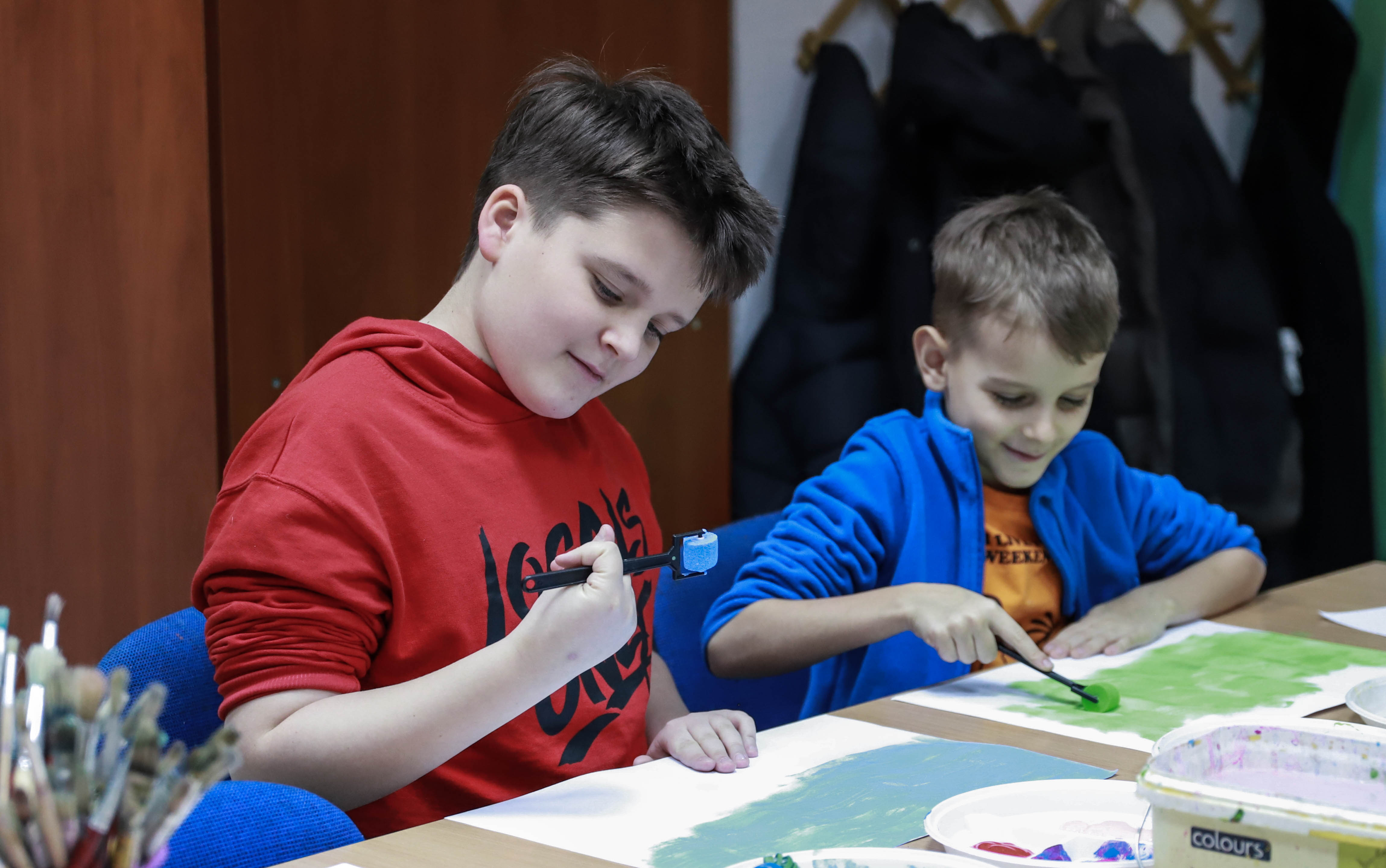 Zajęcia w Pracowni Plastycznej w Koninie