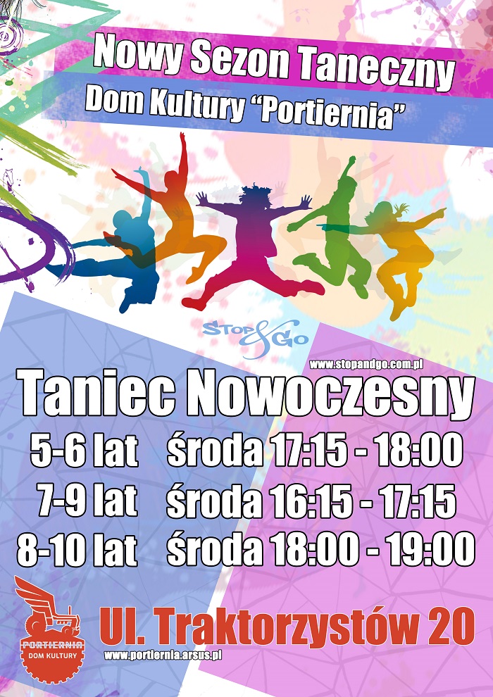 Taniec nowoczesny dla dzieci w "Portierni"