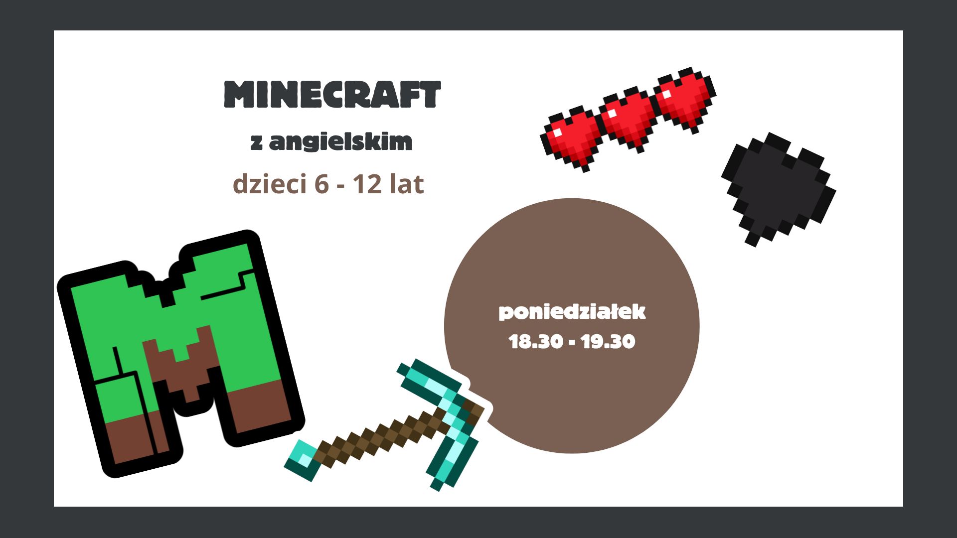 MINECRAFT Z ANGIELSKIM