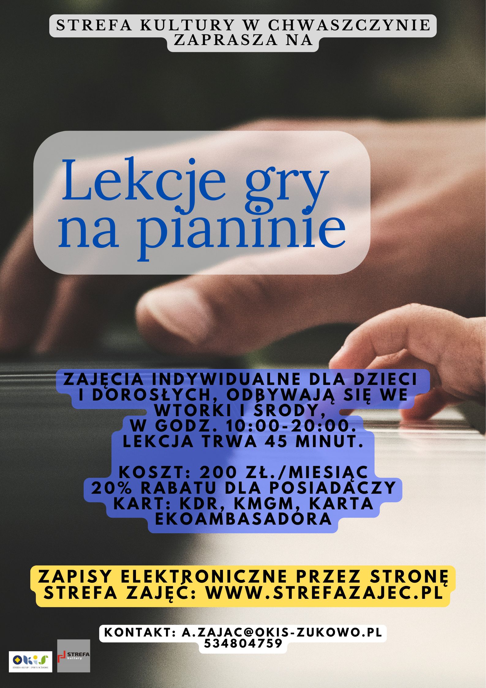 Pianino - Strefa Kultury w Chwaszczynie