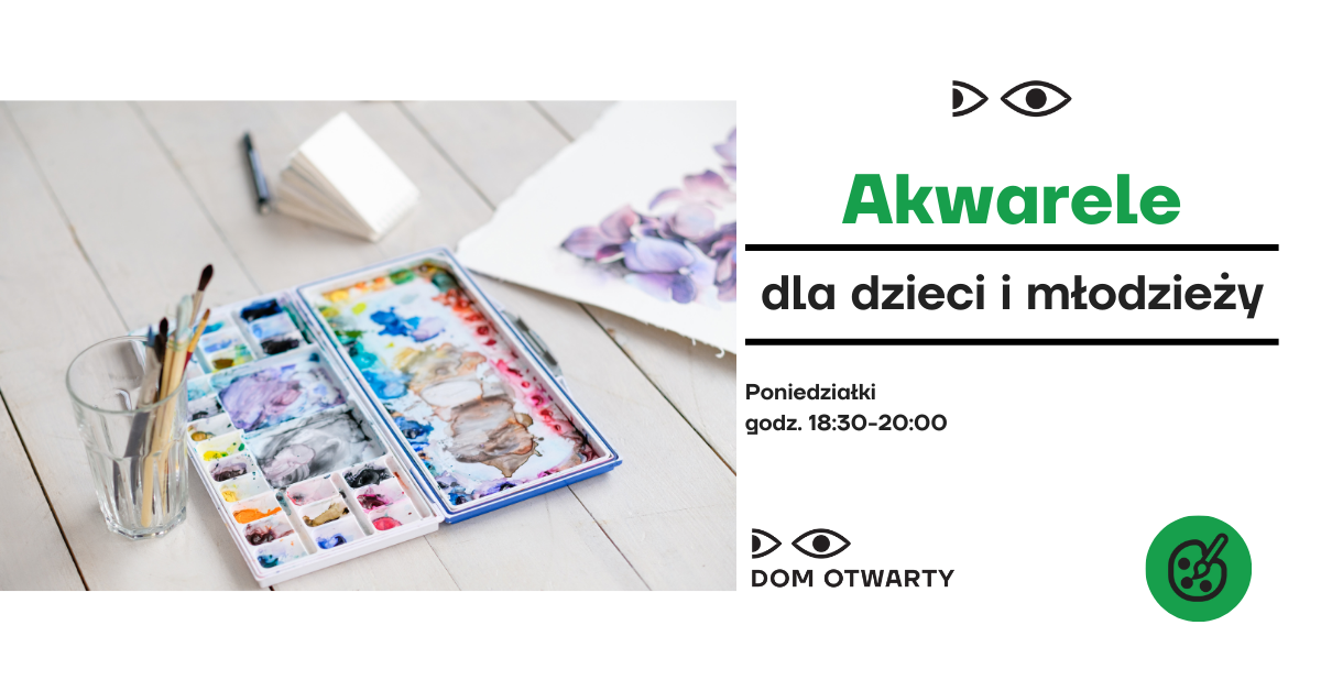 Akwarele dla dzieci  i młodzieży- Dom Otwarty przy ul. Radzymińskiej 123