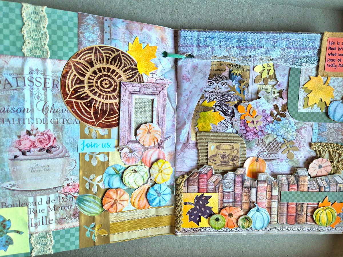 SCRAPBOOKING Kocham Cię, Jesień!