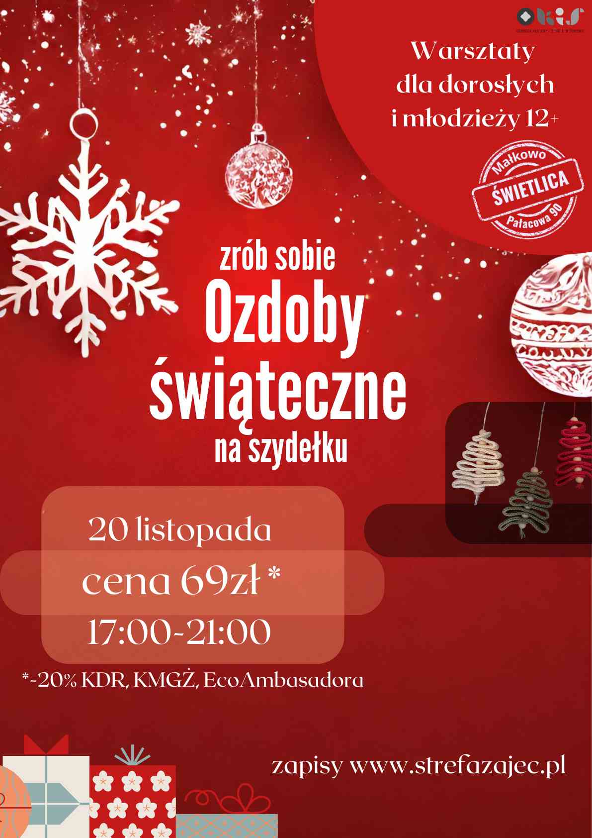 Zrób sobie ozdoby świąteczne na szydełku Małkowo