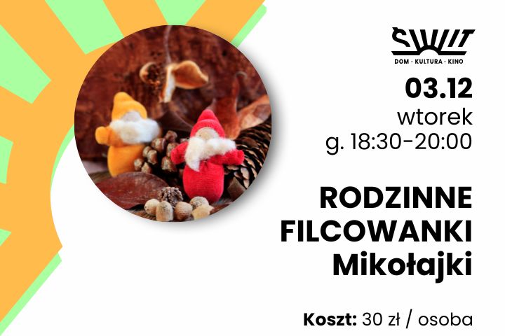 Rodzinne filcowanki-mikołajki